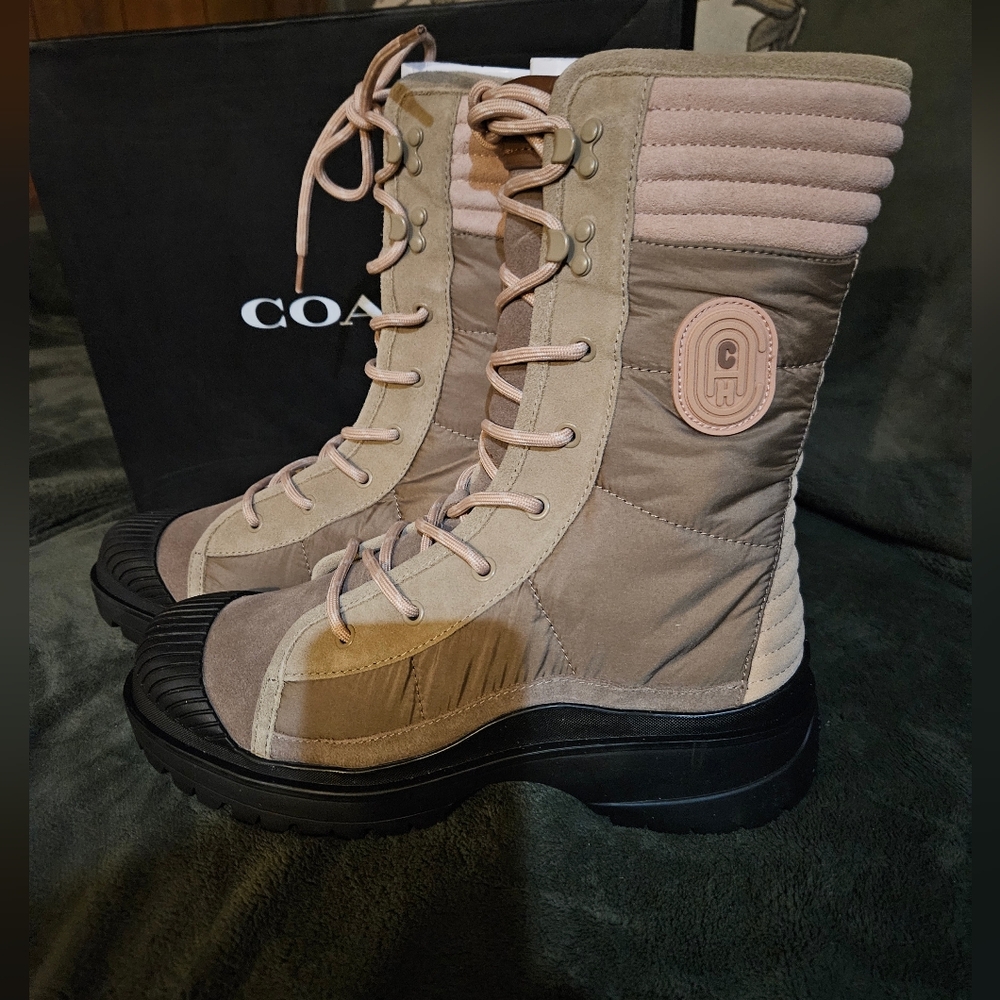 **COACH Sidney Combat Booties